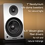 Fluance Ai61 2-Way 2.0 Stereo Bluetooth Bookshelf Speakers with 6.5" Drivers, 120W Amp for Turntable, Bamboo Veneer (AI61W)~#|#~72246A19-175C-4DBE-8B98D677868B726F_sc7
