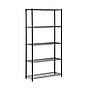 Honey-Can-Do 5-Shelf Metal Unit, 36"W, Black (SHF-01442)~#|#~722AB271-AC55-4663-8932F8C11DFFC526_sc7