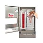 Aunt Flow Model O Stainless Steel Tampon and Pad Dispenser, Steel/White (AF-DISP-OWMS-1)~#|#~722E99B5-5FE1-4BEC-B42F4E5D85FCFD9C_sc7