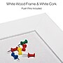 Excello Global Products Cork Bulletin Board, White Frame, 3' x 2' (EGP-HD-0519)~#|#~722EBE72-E207-43F1-8F48242BA74B4EF6_sc7