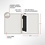 Staples Pro120 Elite™ Flexible Cover Notebook, 8.5" x 11", Narrow Ruled, 90 Sheets, Black (ST63367)~#|#~723F076C-53EC-4841-B9B0931102BF0FAB_sc7