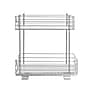 Household Essentials Metal Two-Tier Pull-Out Pantry Organizer, Silver (HH25310-1)~#|#~72462FBA-E277-4293-90B4E17B430ABB2E_sc7