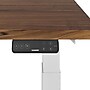 FlexiSpot E7 Commercial 48''W Electric Rectangular Adjustable Standing Desk, Black Walnut/White (E7WCOM4824-BW)~#|#~72550B90-3427-4F21-A5A3714E54316D2C_sc7