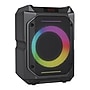 JVC Wireless Portable Bluetooth Party System Speaker with LED Lights and FM Radio, Black (SPPA200BT)~#|#~72745EAC-F77E-4ABF-BFCF91F11C9907D3_sc7