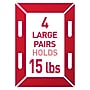 Command Large Hanging Strips, 16 lb., White, 20 Pairs/Pack (17206-20NA)~#|#~727F7347-3D41-450B-803E2E62FBBD9E74_sc7