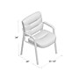 Boss Office Products LeatherPlus Guest Chair, Black (B7509)~#|#~7282E4A0-A71B-4AA9-9C455CD2D2CDC63F_sc7