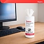 Staples Screen Cleaning Wipes – 100 per Tub, Safe for Monitors, Laptops & Electronics, 2‑Pack~#|#~7292CB40-88FF-4EB2-BADE2599CA4E19FE_sc7