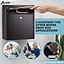 AdirOffice Steel Wall Mounted Drop Box Indoor/Outdoor Mailbox, Black (631-05-BLK)~#|#~72974771-66DB-4B25-BC628306D9162600_sc7