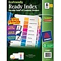 Avery Ready Index Table of Contents EcoFriendly Paper Dividers, 1-8 Tabs, Multicolor, 3 Sets/Pack (11081)~#|#~72A997C8-8590-4F4C-B5C520F4FE93462E_sc7