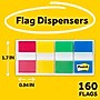 Post-it Flags, .94", Assorted Colors, 160 Flags/Pack (680-RYGB2)~#|#~72C76FB8-292C-4A4C-AFD55E0D76672E1A_sc7