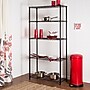 Honey-Can-Do 5-Shelf Metal Unit, 36"W, Black (SHF-01442)~#|#~72E5D0D3-67A0-4DEC-927170872FE3910D_sc7