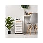 Iris 5-Drawer Storage Cart, White/Translucent White (585007)~#|#~73072532-BE1E-4B6A-8E27471B348DA249_sc7