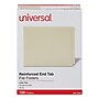 Universal Reinforced File Folder, Letter Size, Manila, 100/Box (UNV13300)~#|#~730B96AF-14C6-4B01-84AADFCC38E43698_sc7