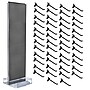 Azar Studio Base 60" x 17" Pegboard Floor Stand, Charcoal (700770-CHA-6B50)~#|#~733103DC-2B62-45BC-B9A1C376807A03BB_sc7