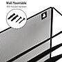 Mind Reader 5-Pocket Metal Mesh Mountable Wall File, Letter Size, Black (MAGSTACK-BLK)~#|#~73774104-802E-4279-9A84C47B1D7E2685_sc7