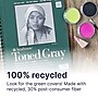 Strathmore 400 Series 11" x 14" Side-Wire Bound Toned Gray Sketch Paper Pad, 24 Sheets/Pad (STTP412111)~#|#~738A4184-2ADC-41E2-B60DE0A0EF0ED164_sc7