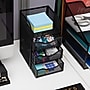 Mind Reader 4-Compartment Metal Desk Organizer, Black (MESHMINI-BLK)~#|#~7398C833-3B14-4B79-A566F1BC1DB31CA7_sc7