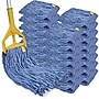 BISON LIFE Kleen Handler Blend String Wet Mop Head, Blue, 24/Pack (BPES-CEM-BD-BL-16-1-24A)~#|#~73AF68E9-49BC-40FA-8052EA4408359B61_sc7