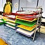 Mind Reader 5-Compartment Metal Desk Tray, Multicolor (5TPAPER-ASST)~#|#~73AFCB2F-7159-46E7-841B7907486D40BF_sc7