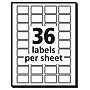 Avery Laser/Inkjet Multipurpose Labels, 1/2" x 3/4", White, 1008 Labels Per Pack (5418)~#|#~73CCB756-F0E5-4FE7-90FD7F7BE4FB6A4D_sc7