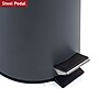 Elama Aluminum Step Trash Can with Hinged Lid, 3 Gallon, Gray (937111716M)~#|#~73D0B0BF-16EF-447F-92DE4A49BA18089E_sc7
