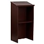 AdirOffice 46" Speaker Podium Lectern, Mahogany (661-01-BLK-PKG)~#|#~73DED0BC-1C1E-4F36-A5DD8B439C189643_sc7