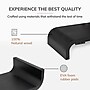 Anji Mountain Mango Wood Monitor Stand with Two USB Ports, Up to 32" Monitor, Black (MS-CRV-BLK-P)~#|#~73E3BB60-39EE-44C5-83B6FB5B3040D922_sc7