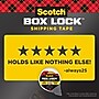 Scotch Box Lock Shipping Heavy Duty Packing Tape, 1.88" x 38.2 yds., Clear (3950S-3)~#|#~73EB1E3A-485C-436D-BD75BCDDBC0A4112_sc7