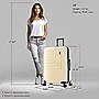 DUKAP Zahav 28" Hardside Suitcase, 4-Wheeled Spinner, TSA Checkpoint Friendly, Sand (DKZAH00L-SAN)~#|#~73F6A91E-EEE3-4B85-94C82FE715C8F227_sc7