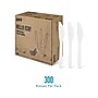 Perk™ Compostable PLA Knife, Medium-Weight, White, 300/Pack (PK56199)~#|#~73F87F12-DF41-4618-9B6AE0F1BA22765D_sc7