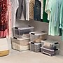 Iris 13.5 Quart Storage Container with Hinged Lid, Plastic, Clear, 6/Pack (500295)~#|#~7405043E-A89F-4AF6-B0E1F6316C8A2C5C_sc7