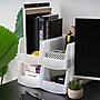 Iris Medium Stackable Plastic Storage Bin, 5" x 6"x 11", 1.6 Qt., Clear, 8/Carton (200528CT)~#|#~741131C8-7389-4228-973B85BD6BD89976_sc7