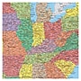 SwiftMaps Classic Elite Laminated Wall Map, 24" x 36" (SM USCEL24L)~#|#~7426A843-4831-4086-B380529283EEBF52_sc7