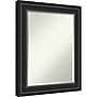 Amanti Art Ridge Black Frame Wall Mirror, 29.5" x 23.5" (A42674593131)~#|#~7428773B-31CD-4356-8D503575B65B1B3D_sc7