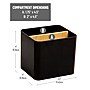 Mind Reader 2-Compartment Desk Organizer, Black (SIMPORG-BLK)~#|#~742DDE5F-38D6-40E2-B42AECBEB8DDF27A_sc7
