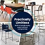 Flash Furniture Hercules Kenai Office Reception Stack Chairs, Black Plastic/Chrome Frame, 5/Pk (5RUT239ANBKCR)~#|#~743717C2-DE44-4745-A295D1B176A592AD_sc7