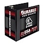 Samsill Titan Heavy Duty 6" View Binder, D-Ring, Made in USA, Black (SAM16420)~#|#~743A02D2-FEA4-417F-8F128B4127AD1E9B_sc7