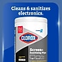 CloroxPro Screen+ Sanitizing Wipes, Bleach Free, Citrus Blend Scent, 75 Wipes/Container (60724)~#|#~744F58F8-5561-4EB5-A2419FCBE020DC67_sc7