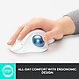 Logitech ERGO M575 Wireless Ergonomic Trackball Mouse, Off White (910-005868)~#|#~745EF4D6-4DA2-401E-A9703F812EBCBA8B_sc7