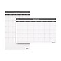 Staples 24" x 36" Monthly Dry-Erase Wall Calendar, Reversible, White/Gray (ST60365-25)~#|#~74655ADB-F415-43CF-A20F002EF42B57DA_sc7