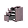 Boss Office Products 66"W U-Shaped Executive Desk with Box/Box/File Storage Pedestal and 4 Door Hutch, Driftwood (GROUPA15-DW)~#|#~7489F331-958A-4D5C-8CFD8C1A873EA0F1_sc7