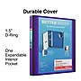 Staples 1 1/2" 3-Ring Better Binder, Purple (19061)~#|#~749D357B-E69C-4DB4-B2E35700B809FCA4_sc7