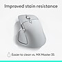 Logitech MX Master 4 Ergonomic Wireless Optical Bluetooth & USB Mouse, Pale Gray (910-007559)~#|#~74A0E6B9-E7BD-4CE2-88E4F9BF05B8A125_sc7