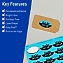 Avery Scalloped Decorative Edge Multipurpose Labels, 1-1/8" x 2-1/4", Bright Blue, 840/Pack (94061)~#|#~74AA20C3-DF1B-4CE7-9FC921D01DDB43D0_sc7