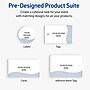 Avery Colorful Design Matte Blank Card, White, 120/Pack (S00-EV3)~#|#~74AEBF2E-6B5D-483D-BDE0EC91C3FC2AAE_sc7