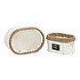 Household Essentials Woven Storage Wicker Basket, White, 2/Set (ML-7100)~#|#~74D1C494-3873-4468-ABAF36D4C73989E6_sc7
