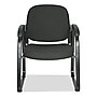 Reception Lounge Series SLED Base Guest Chair, Black Fabric~#|#~74DB7ADF-C916-4C85-A66BEBDDCCFDD491_sc7