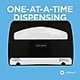 Georgia-Pacific Safe-T-Gard Toilet Seat Cover Dispenser, Half-fold, Black, 10/Carton (57748)~#|#~74DF2964-CDD5-4496-A4D06E677E35E1C0_sc7
