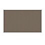 Ghent Fabric Bulletin Board, Satin Aluminum Frame, 4’H x 8’W, Taupe (AT48F96)~#|#~74EF5274-D832-4568-A8C4C2441553FD29_sc7