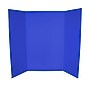 Flipside Tri-Fold Presentation Board, 36" x 48", Blue, 24/Carton (30085-24)~#|#~74F57F2A-C654-4382-98BC4D7A43157357_sc7
